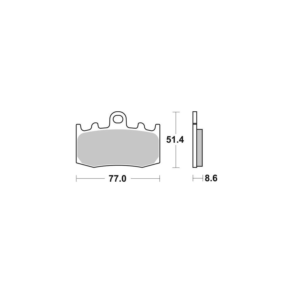 SBS Brake Pad Front 1150 1200GS