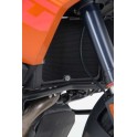 R&G Racing Radiator Guards for KTM 1190 Adventure / R ('13-) - BLACK