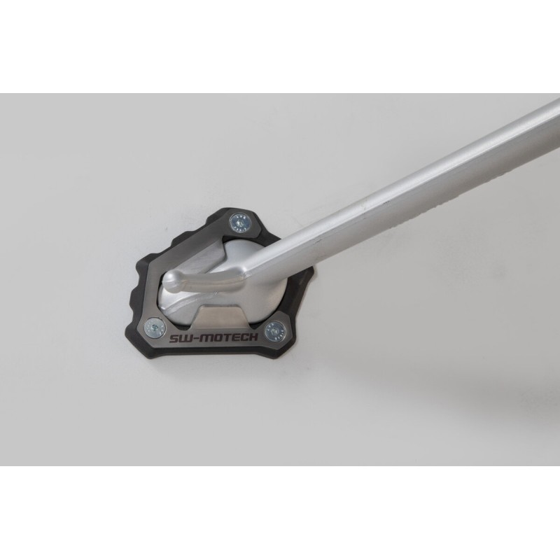 SW-Motech Extension for side stand foot. Black/Silver. Triumph 1200 models (18-)