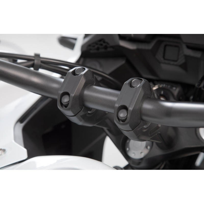 SW-Motech Bar riser for 28mm handlebar 20mmH Black  (KTM1190 / CRF 1000L / DE 800 V-STROM))