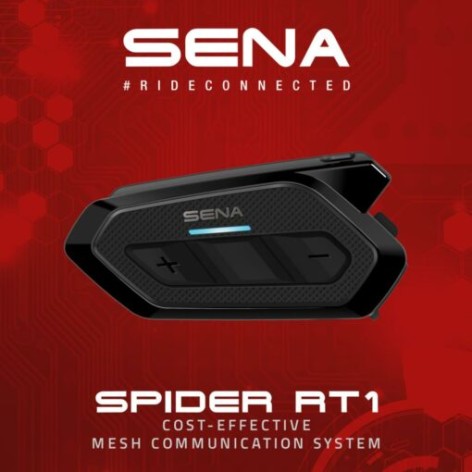 Sena Spider RT1 Mesh Motorcycle Intercom - Single / Dual