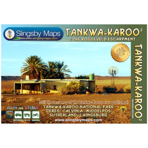 Slingsby Map - South Africa: Tankwa-Karoo (Laminated) (Edition 2)