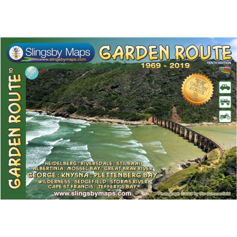 Slingsby Map South Africa Garden Route Laminated Edition 11 