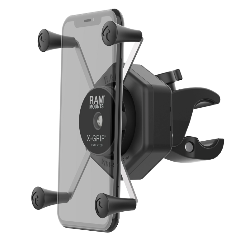 RAM X-Grip Small/Large Phone Mount with Vibe-Safe & Small Tough-Claw