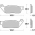 SBS Road Sintered 627HS / Front Brake Pads Tiger 800 (15-17)