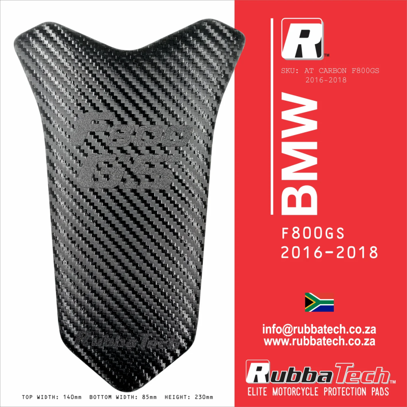 RUBBATECH BMW F800GS TANK PAD (2016 - 2018)