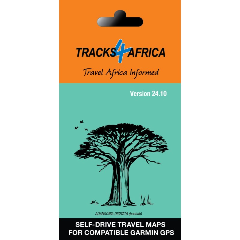 Tracks 4 Africa GPS Maps 24.10 Micro/SD Card