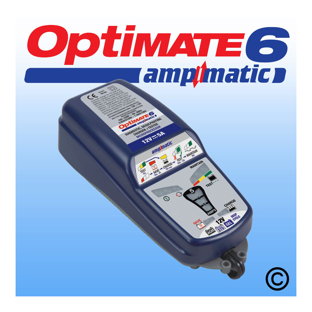 OptiMate 6 - 12V Battery Charger/Optimiser