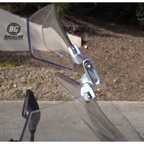 Motorcycle Windshield Wind Deflector Extension (Universal)